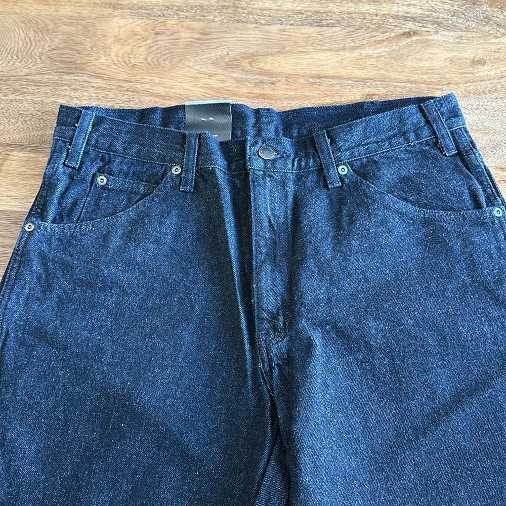 Dickies black work jeans five pockets 100% cotton 34” x 32”
